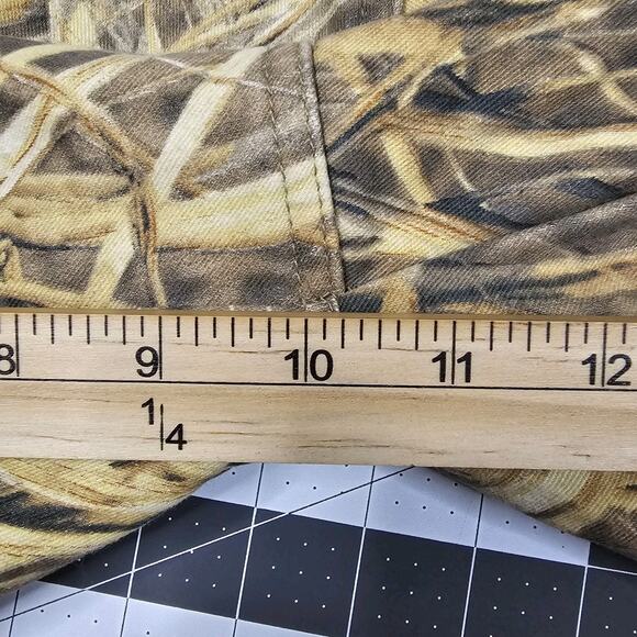 Macks Prairie Wings Shorts 38x10 Camo Cargo Killer Weed Baggy Loose Adjustable - Picture 14 of 15